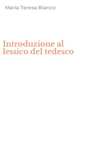 Introduzione al lessico del tedesco