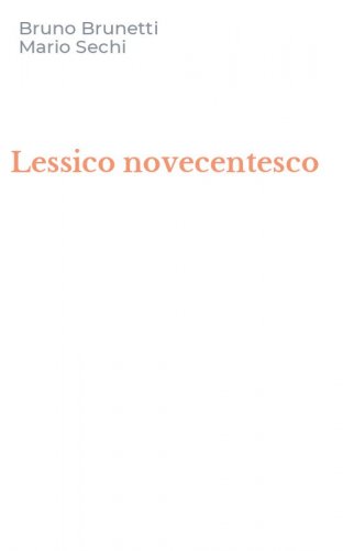 Lessico novecentesco