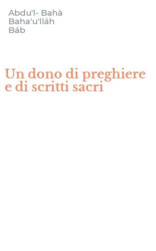 Un dono di preghiere e di scritti sacri
