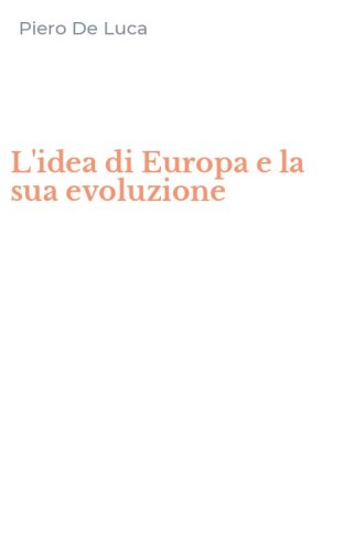 L'idea di Europa e la sua evoluzione