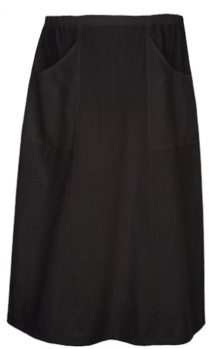 SOTTOVESTE A VITA IN COTONE NERO