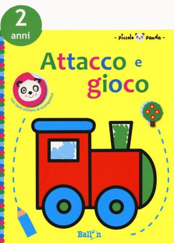 Piccolo panda. Attacco e gioco. 2 anni. Con adesivi (giallo)