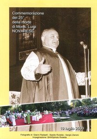 Commemorazione del 25&deg; della morte di mons. Luigi Novarese