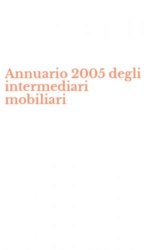 Annuario 2005 degli intermediari mobiliari