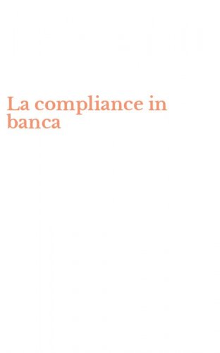 La compliance in banca