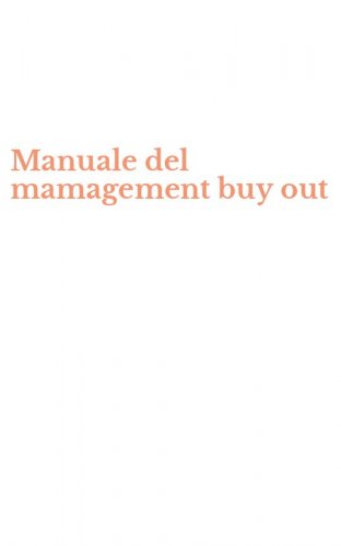 Manuale del mamagement buy out