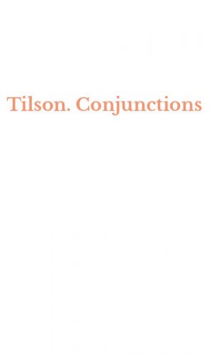 Tilson. Conjunctions