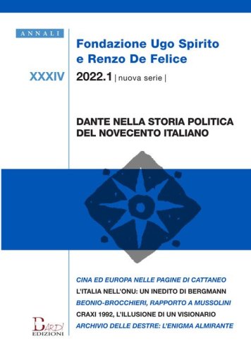Annali Fondazione Ugo Spirito e Renzo De Felice. Nuova serie
