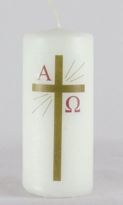 CROCE CON ALFA E OMEGA
