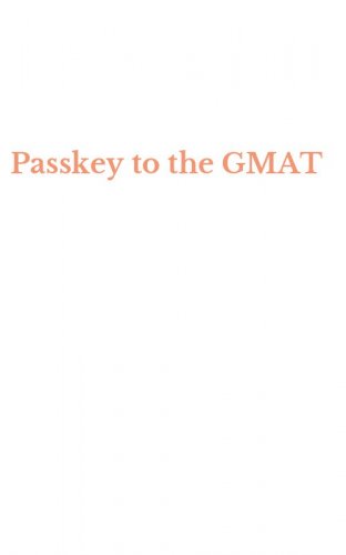 Passkey to the GMAT
