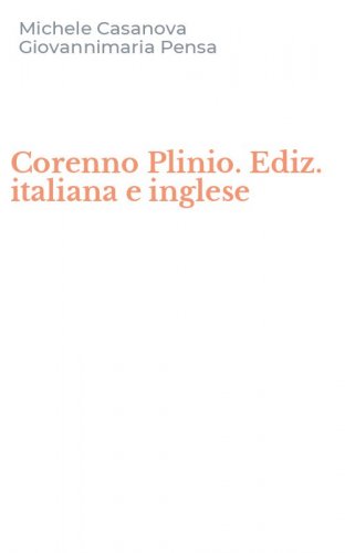 Corenno Plinio. Ediz. italiana e inglese
