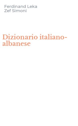 Dizionario italiano-albanese