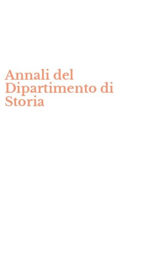 Annali del Dipartimento di Storia