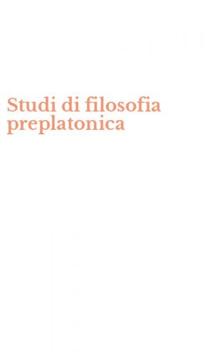 Studi di filosofia preplatonica