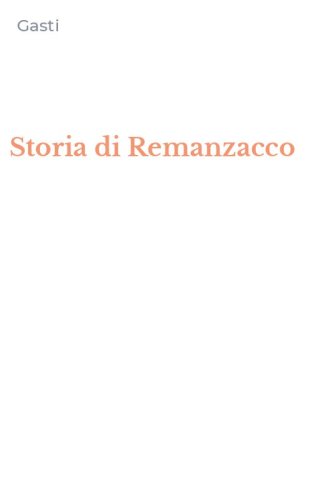 Storia di Remanzacco