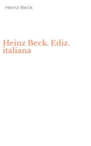 Heinz Beck. Ediz. italiana