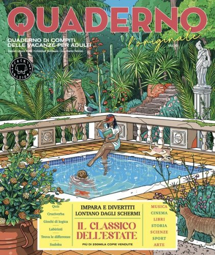 Quaderno di compiti delle vacanze per adulti. L'originale