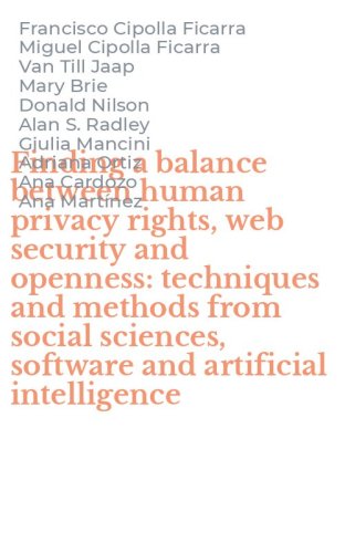 Finding a balance between human privacy rights, web security and openness: techniques and methods from social sciences, software and artificial intelligence