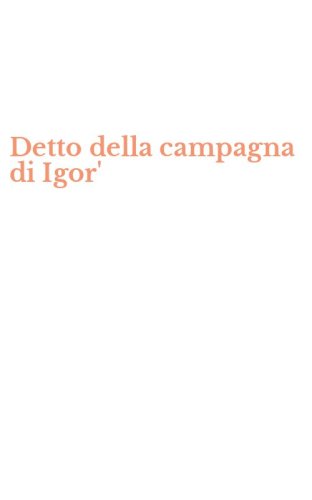 Detto della campagna di Igor'
