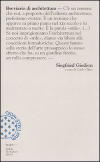 Breviario di architettura