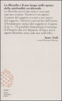 La filosofia e il suo luogo nello spazio della spiritualit&agrave; occidentale