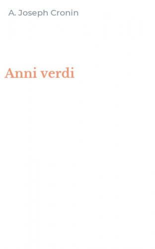 Anni verdi