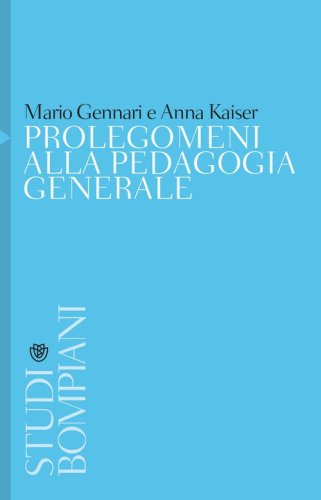 Prolegomeni alla pedagogia generale
