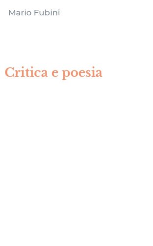 Critica e poesia