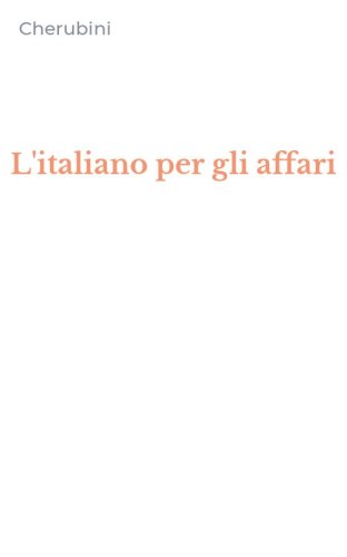 L'italiano per gli affari