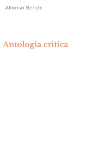 Antologia critica