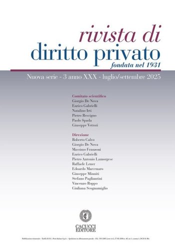 Rivista di diritto privato