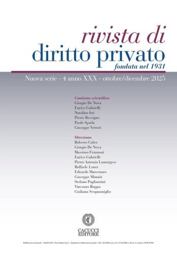 Rivista di diritto privato