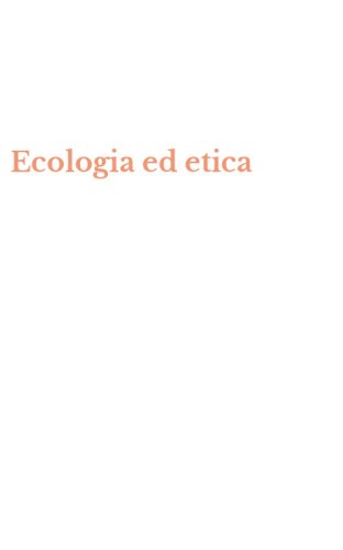 Ecologia ed etica