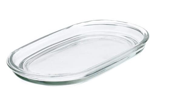21 PIATTINO OVALE IN VETRO 18,5X10,5 CM - PER ART 506-508