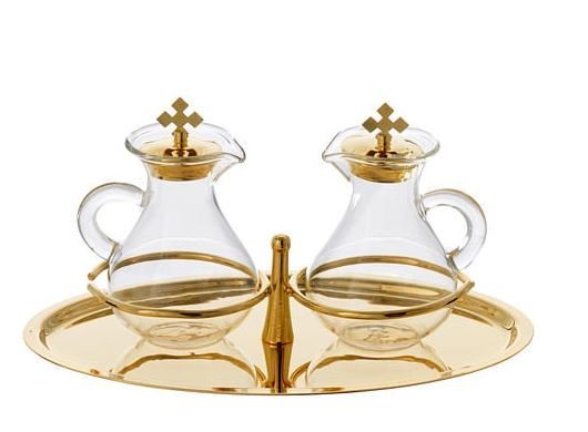 AMPOLLE IN VASSOIO OTTONE