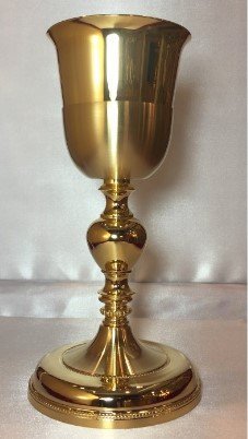 CALICE MALTA ORO SATINATO - Altezza cm 22.