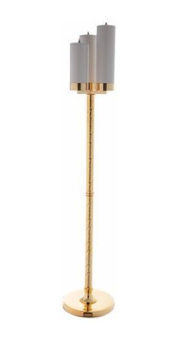 CANDELIERE A 3 FIAMME 130 CM C/CARTUCCE