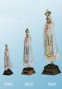 STATUA MADONNA DI FATIMA - Altezza 11 cm
