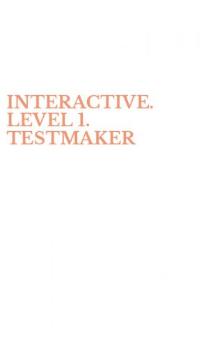 INTERACTIVE. LEVEL 1. TESTMAKER