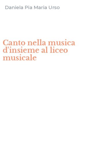 Canto nella musica d'insieme al liceo musicale