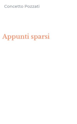 Appunti sparsi
