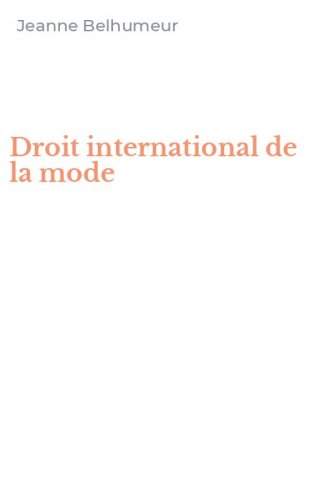 Droit international de la mode