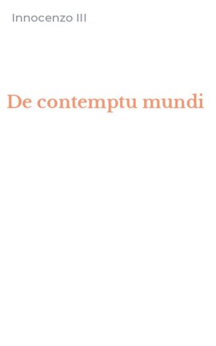 De contemptu mundi