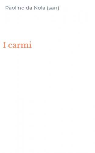 I carmi