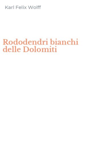 Rododendri bianchi delle Dolomiti