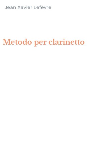 Metodo per clarinetto