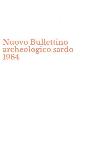 Nuovo Bullettino archeologico sardo 1984