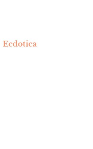 Ecdotica