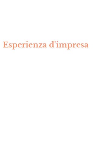 Esperienza d'impresa