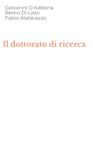 Il dottorato di ricerca